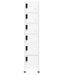 Colonne de rangement en acier Koface 38 cm – 6 casiers avec fermeture à clé - Photo n°9
