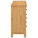 Commode 105x33,5x73 cm Bois de chêne massif 2 - Photo n°4