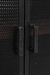 Commode 2 portes acier noir et bois de manguier Rica 100 cm - Photo n°4