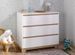 Commode 3 tiroirs bois blanc et chêne clair Escapade - Photo n°2