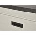 Commode 3 tiroirs bois blanc et noir Sarun 86 cm - Photo n°5