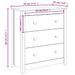 Commode 3 tiroirs en pin massif – Collection Aloska - Photo n°7