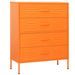 Commode 4 portes Klako 80 cm - Acier mat - Photo n°8