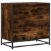 Commode 4 tiroirs Dovany L 70 x H 70 x P 41 cm - Bois et métal - Photo n°1