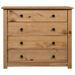 Commode 4 tiroirs en bois de pin massif Autika 80 cm – Élégance rustique et praticité - Photo n°3