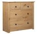 Commode 4 tiroirs en bois de pin massif Autika 80 cm – Élégance rustique et praticité - Photo n°7