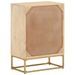 Commode 55x30x76 cm bois massif de manguier et fer - Photo n°5