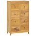 Commode 55x30x90 cm Bois massif de teck - Photo n°1