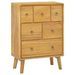 Commode 56x30x80 cm Bois massif de teck - Photo n°1