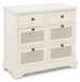 Commode 6 tiroirs bois de pin blanc Bella L 75 cm - Photo n°1