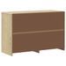 Commode 6 tiroirs en bois de pin couleur chêne 111 cm - Élégance et fonctionnalité pour votre intérieur - Photo n°6