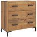 Commode 75x35x70 cm Bois de pin massif - Photo n°2