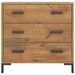 Commode 75x35x70 cm Bois de pin massif - Photo n°3