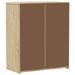 Commode 4 tiroirs en bois de pin couleur chêne 77 cm - Élégance pour votre intérieur - Photo n°5