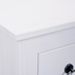 Commode 9 tiroirs pin massif blanc Prince - Photo n°5