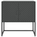 Commode Anthracite 75x35x75 cm Acier - Photo n°1
