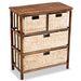 Commode Bambou et Jacinthe d'eau 68 x 33 x 80 cm - Photo n°1