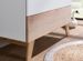 Commode 3 tiroirs bois blanc et pin clair Equilibre - Photo n°3