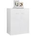 Commode Blanc brillant 60x30x75 cm - Photo n°4