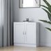 Commode Blanche 82,5x30,5x80 cm - Photo n°3