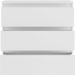 Commode CHELSEA 3 Tiroirs - Couleur blanc mat - L 77,2 x P 42 x H 79,9 cm - Photo n°6