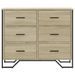 Commode chêne sonoma 91x35,5x74,5 cm bois d'ingénierie - Photo n°4