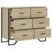 Commode chêne sonoma 91x35,5x74,5 cm bois d'ingénierie - Photo n°7