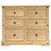 Commode Corona 110x43x91 cm bois massif de pin - Photo n°4