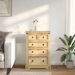 Commode Corona 80x43x114 cm bois massif de pin - Photo n°3