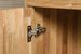 Commode en bois de chêne massif 2 portes 2 tiroirs Kundy 80 cm - Photo n°6
