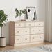 Commode en bois massif 7 tiroirs Malona 112 cm – Style intemporel et pratique - Photo n°2