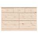 Commode en bois massif 7 tiroirs Malona 112 cm – Style intemporel et pratique - Photo n°4