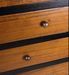 Commode en bois massif de Mindy noir et naturel 18 tiroirs Ranka 100 cm - Photo n°3