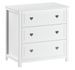 Commode enfant AMORI – 3 tiroirs, blanc laqué & fermeture silencieuse - Photo n°1