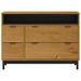 Commode FLAM 110x40x80 cm bois de pin massif - Photo n°5