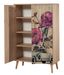 Commode haute 2 portes en bois clair Kiza 733 - Photo n°2