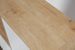 Commode haute 3 portes frêne blanc et bois naturel Valdis 97 cm - Photo n°9