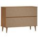 Commode MOLDE Marron 113x40x80 cm Bois de pin massif - Photo n°7