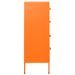 Commode Orange 80x35x101,5 cm Acier - Photo n°7