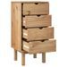 Commode OTTA 45x39x90 cm bois de pin massif - Photo n°4