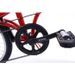 COMPACT vélo pliant rouge cadre en acier 6 vitesses - Photo n°4