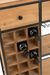 Comptoir de bar 3 tiroirs bois clair pieds métal Cora L 121 cm - Photo n°14