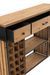 Comptoir de bar 3 tiroirs bois clair pieds métal Cora L 121 cm - Photo n°16