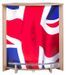Comptoir de bar naturel et imprimé drapeau Anglais Snack 96 - Photo n°1