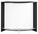 Meuble bar noir SNACK 134 cm – Comptoir de cuisine avec étageres reglables - Photo n°1