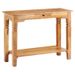 Console 1 tiroir acacia massif clair Sokina - Photo n°1