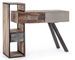 Console 2 tiroirs industrielle bois de manguier recyclé et acier noir Kramer 118 cm - Photo n°1