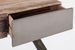 Console 2 tiroirs industrielle bois de manguier recyclé et acier noir Kramer 118 cm - Photo n°6