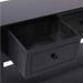 Console 3 tiroirs 2 étagères paulownia et peuplier noir Maho - Photo n°6