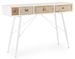 Console 3 tiroirs bicolore bois MDF Elo L 120 cm - Photo n°1